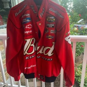 VINTAGE  authentic Budweiser Daytona 500 jacket
